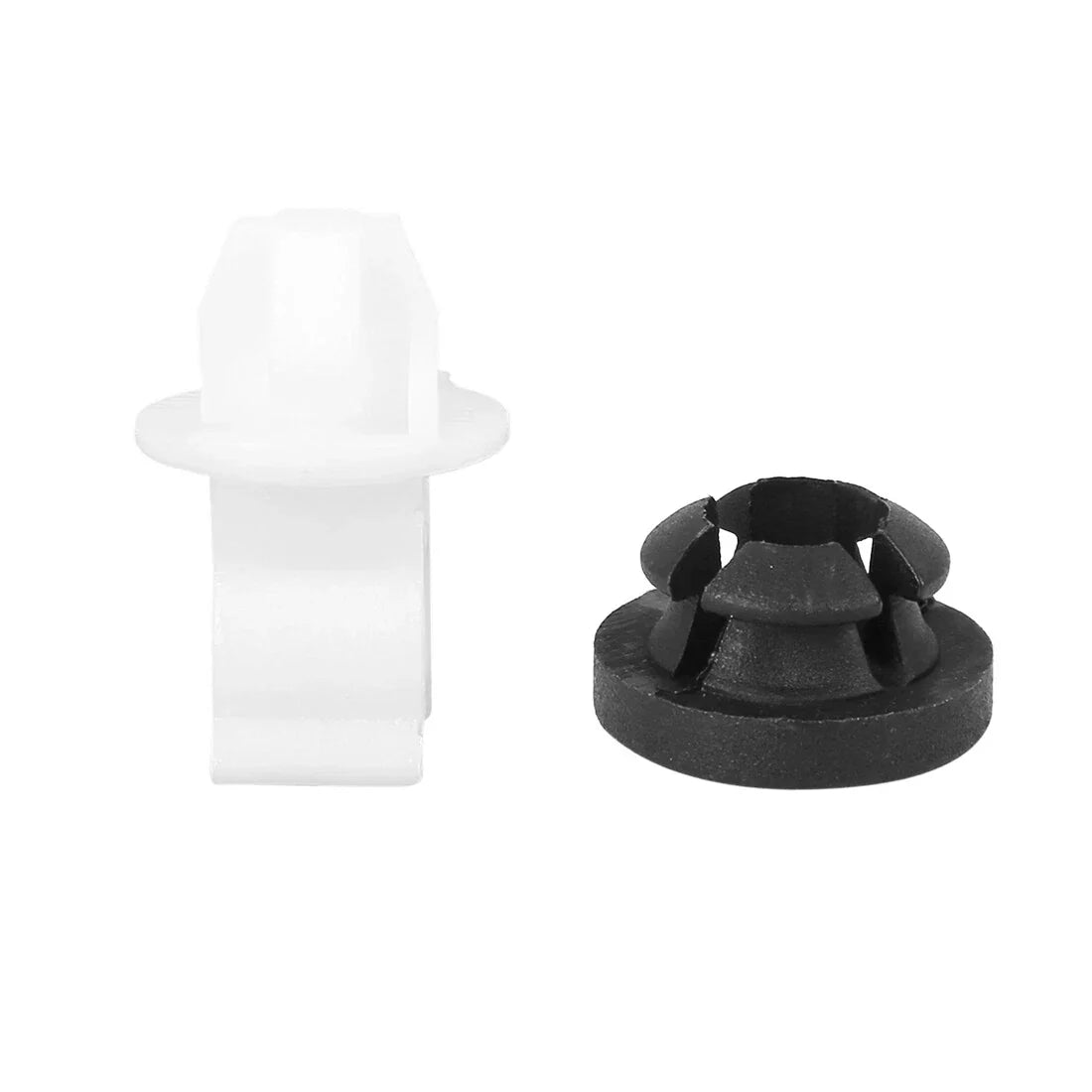 20 x Black White Car Hood Prop Rod Clips for Honda Accord CR-V Civic City