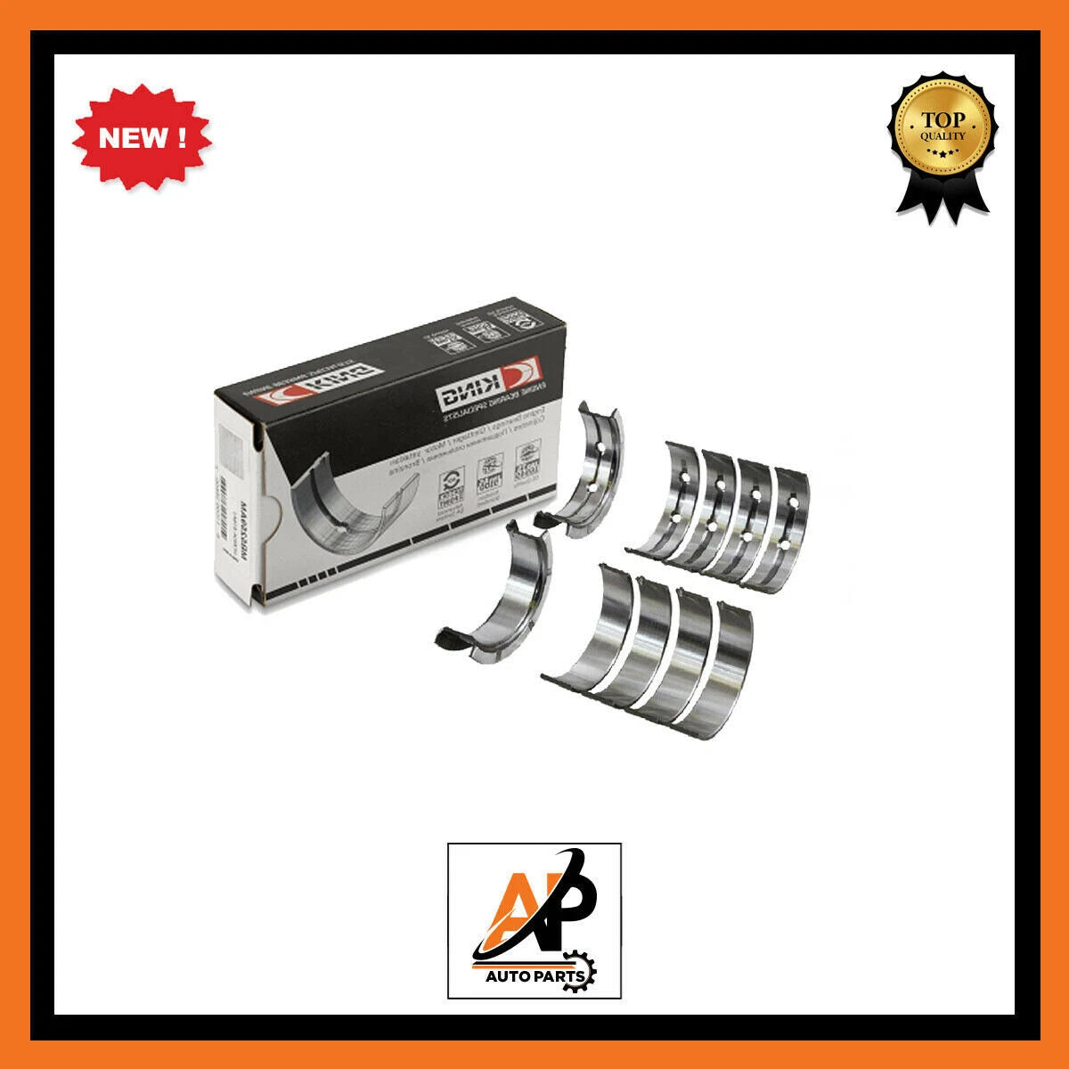 Engine Main Crankshaft Bearings STD Size for Peugeot 607 3.0 TDV6 (2001–2010)