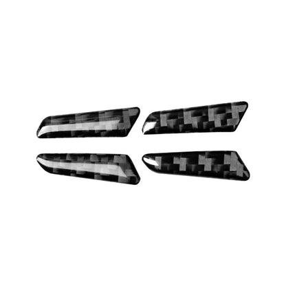 Carbon Fiber Seat Adjustment Switch Panel Cover for Audi A4 A5 S4 RS4