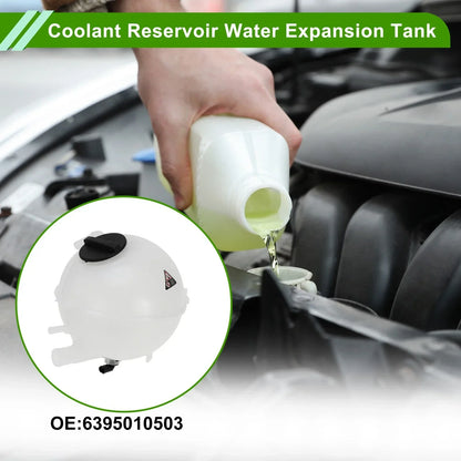 Coolant Expansion Overflow Tank with Cap for Mercedes-Benz Viano (2003-2014)