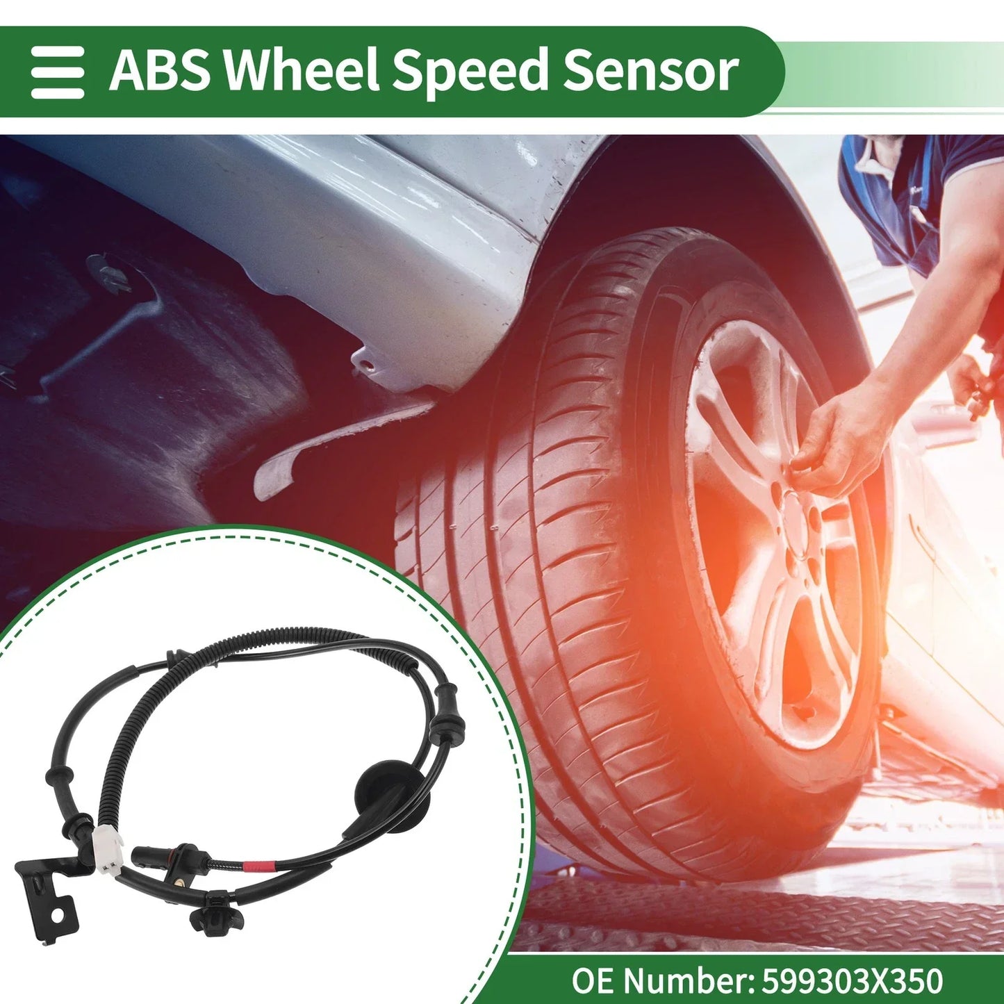 ABS Wheel Speed Sensor for Hyundai Elantra 2014-2016 Right Rear