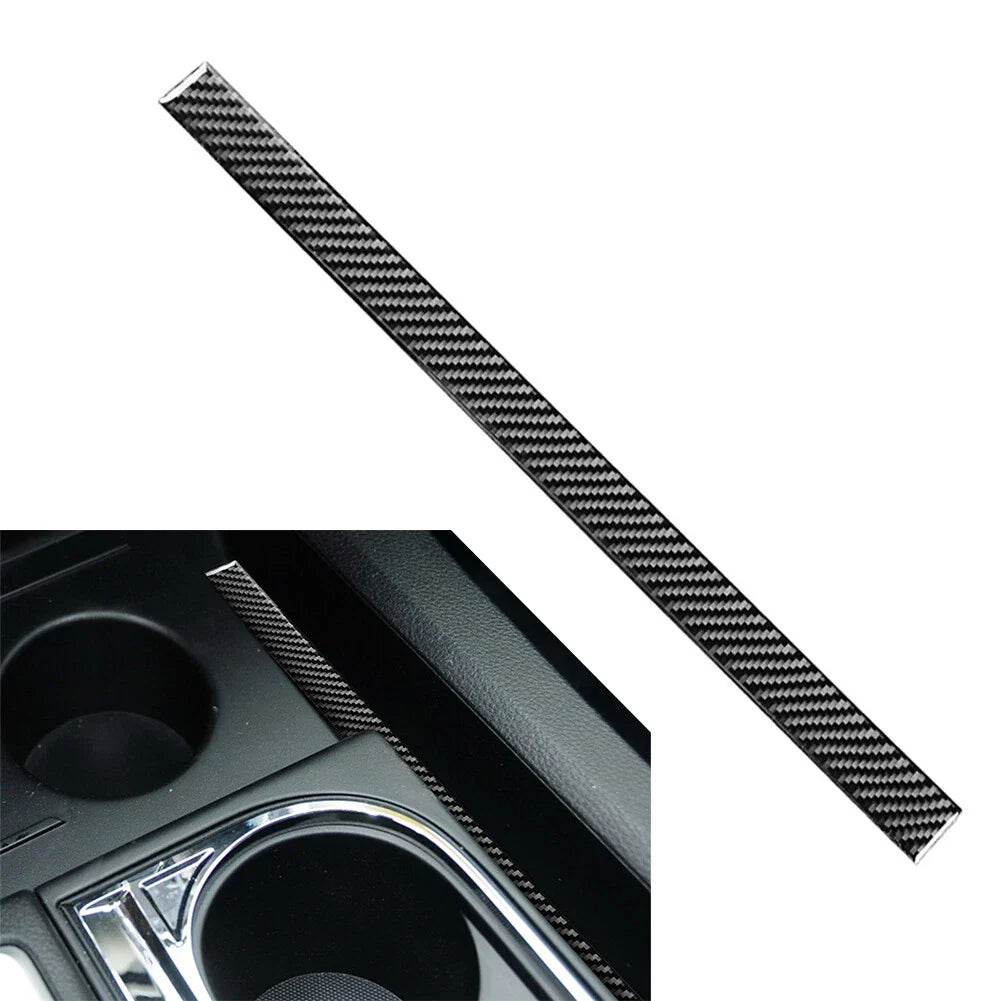 Cup Holder Stripe Cover for Toyota Tundra (2014-2021) Black