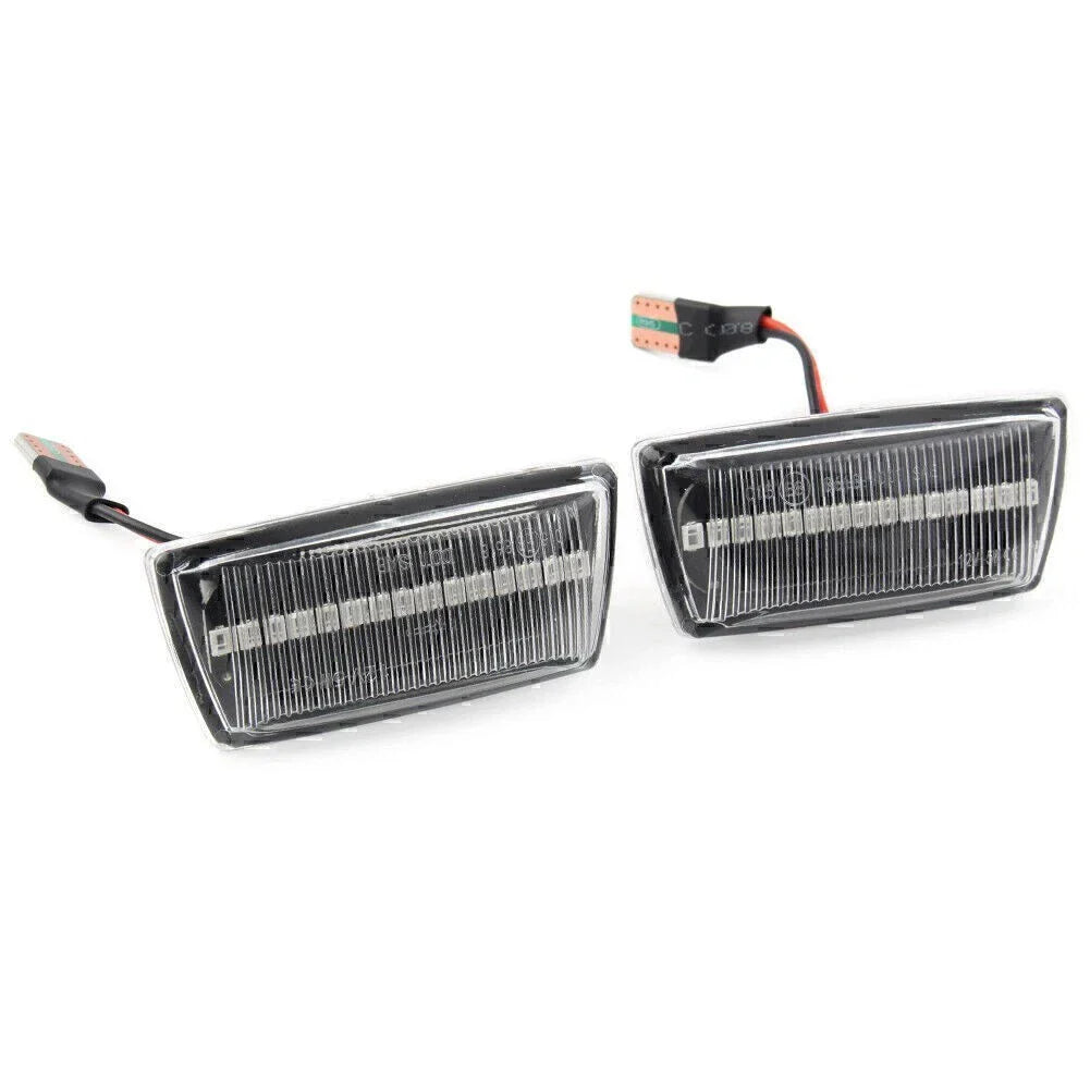 LED Dynamic Side Marker Lights for Opel Astra H MK5 Zafira B MK2 Clear