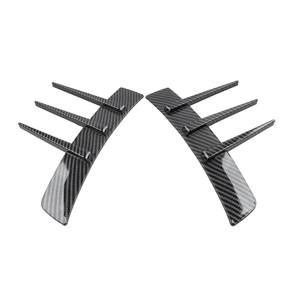 Carbon Black Front Rear Side Fender Vents for Universal Cars