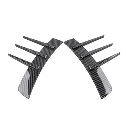 Carbon Black Front Rear Side Fender Vents for Universal Cars