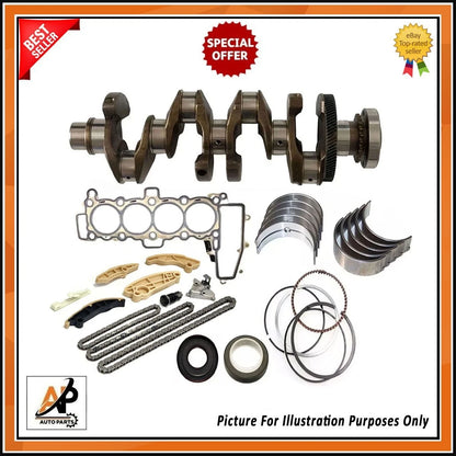 Crankshaft Engine Rebuild Kit Replacement for Jaguar XE XF 2.0D (2015–2020)