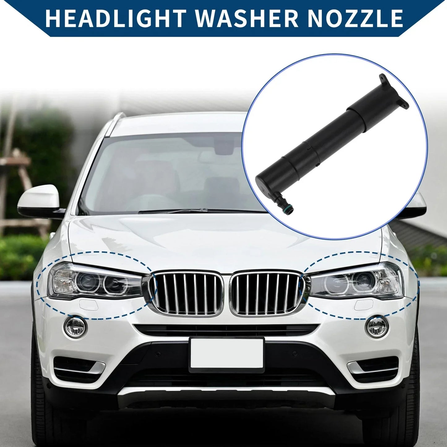 Headlight Washer Nozzle for Porsche Cayenne (2003-2010)