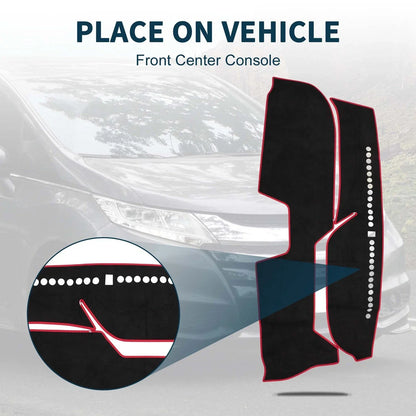 Dashboard Cover Mat for Honda FREED GB5/6/7/8 (2016-2024) Protector Pad Black Red