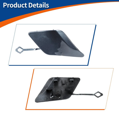 Tow Hook Cover for Mercedes-Benz Front Car Bumper Tenorite Grey (2012-2018)