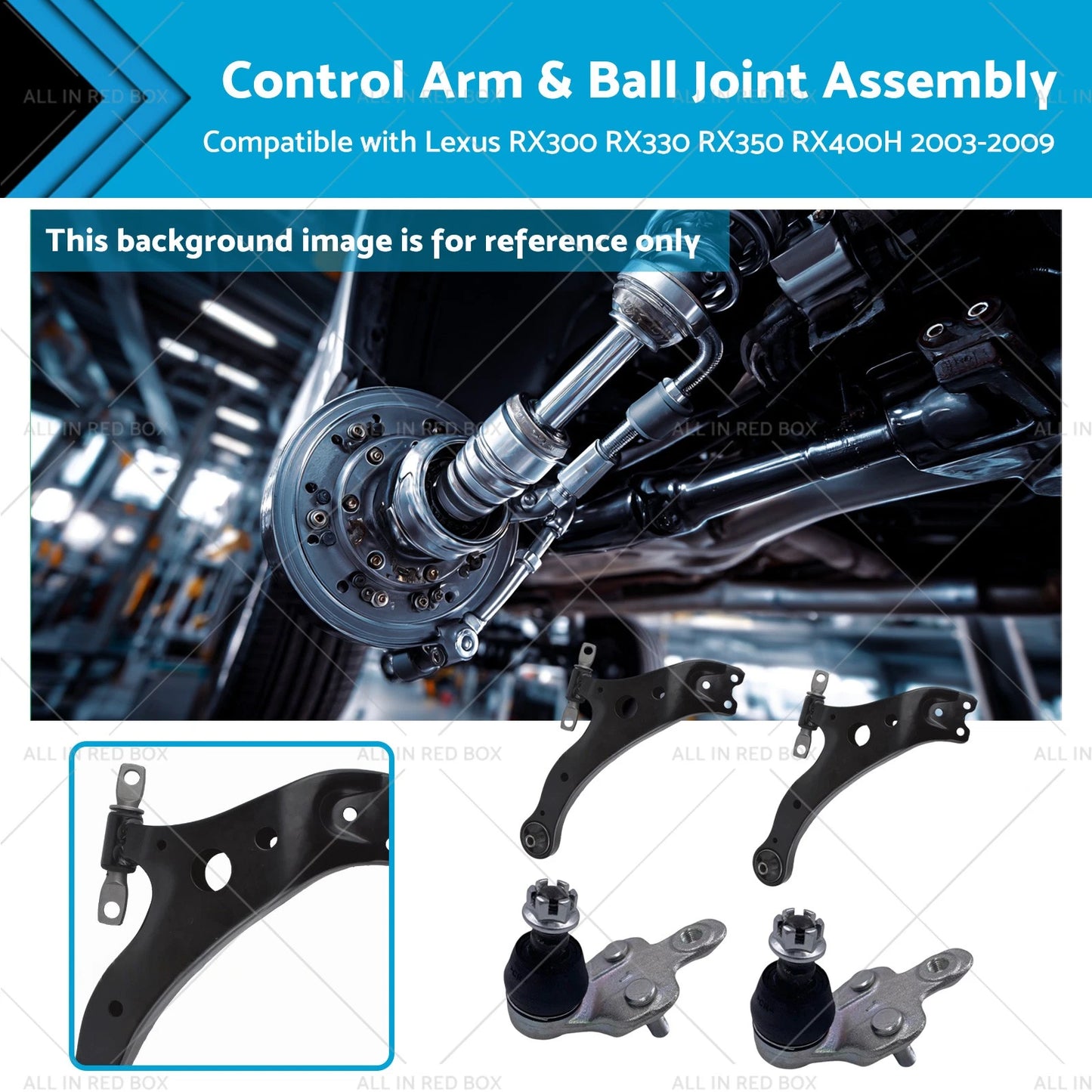 Front Lower Control Arms for Lexus RX300 RX330 RX400H (2003-2009)