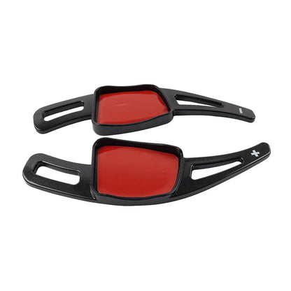 Black Steering Wheel Paddle Shifter Extensions for Audi A3 A4 A5 Q3 Q5 Q7 Q8
