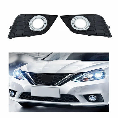 Fog Light Lamp Frame Covers for Nissan Sentra (2016-2019)