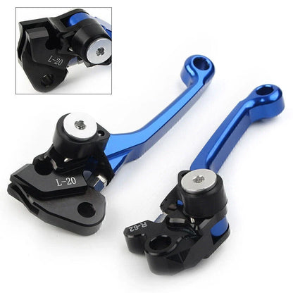 Blue Brake Clutch Levers for Suzuki RMZ450 (2005-2022)