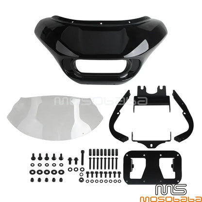 Shark Headlamp Fairing Windshield for Softail Standard Low Rider 107 (2018-2023)