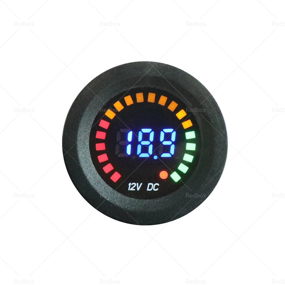 12V LED Digital Battery Volt Meter Monitor for Car Boat Marine Gauge