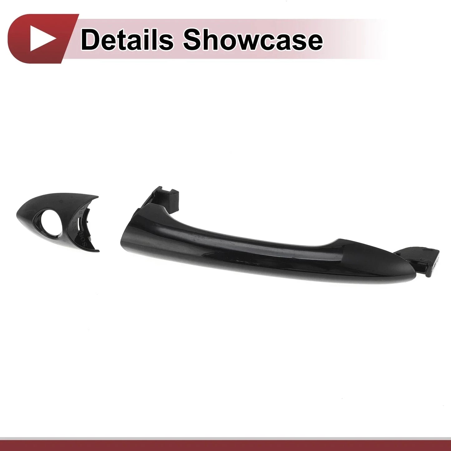 Car Door Handle Grip for Hyundai Sonata 2011-2014 Front Left Black
