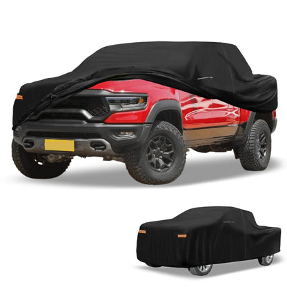 Waterproof All Weather Car Cover for Dodge Ram (2010-2023) - Black 210D-PU