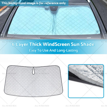 6 Layer Thick WindScreen Sun Shade for Ford Everest (2020-2024)