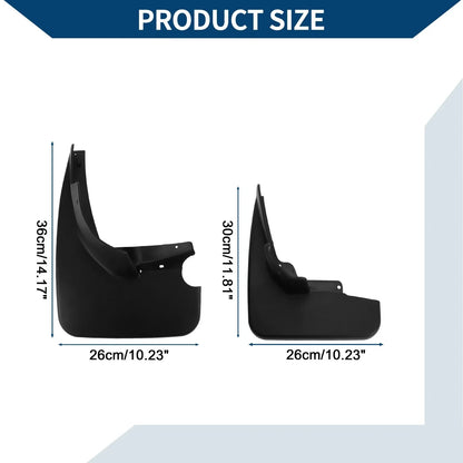 Mud Flaps Splash Guards 1 Set for Mercedes-Benz ML350/300 (2007-2011)