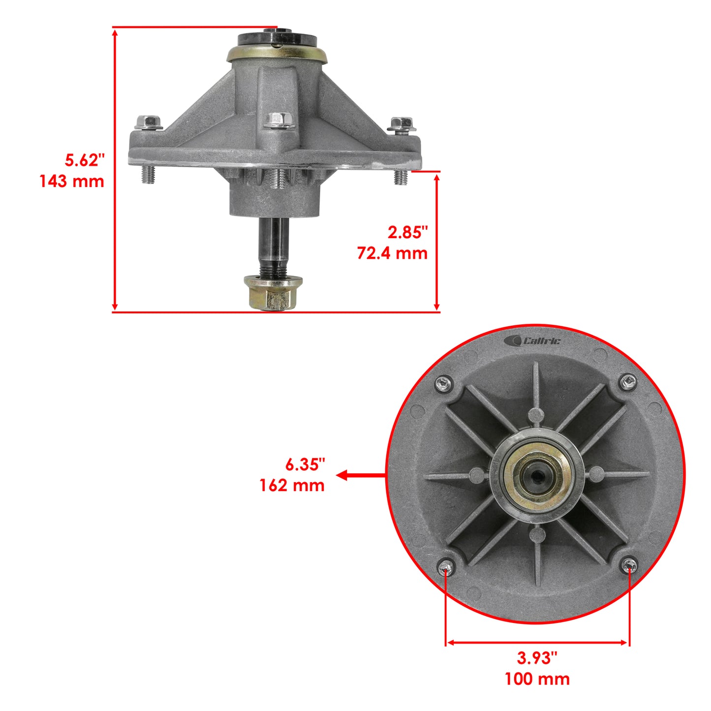 Deck Spindle Assembly with Blade and Pulleys for Toro TimeCutter 14-38 (2008–2017)