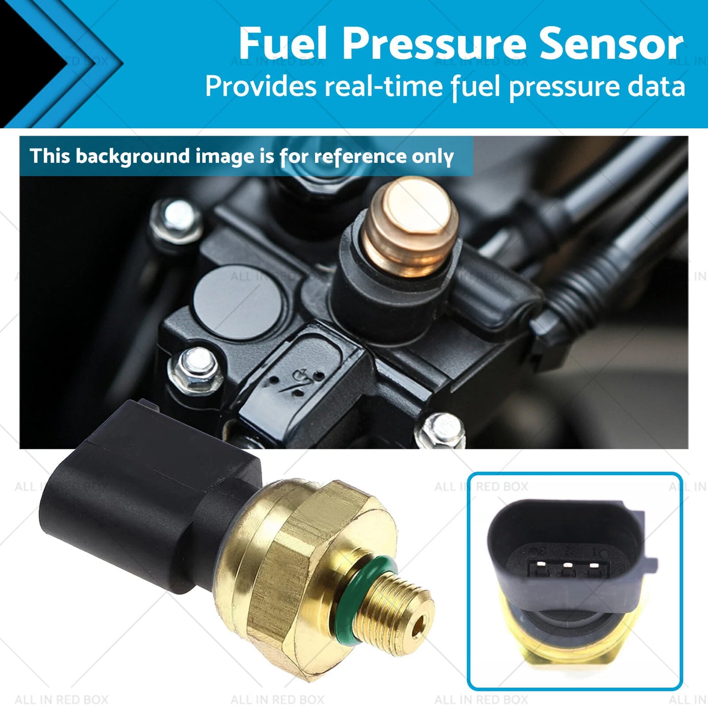 Fuel Pressure Sensor for VW Eos Jetta Passat GTI Audi A3 A6 (2006-2016)