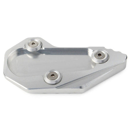 Silver Kickstand Side Stand Pad for BMW R1200R R1200RS LC (2015-2016)