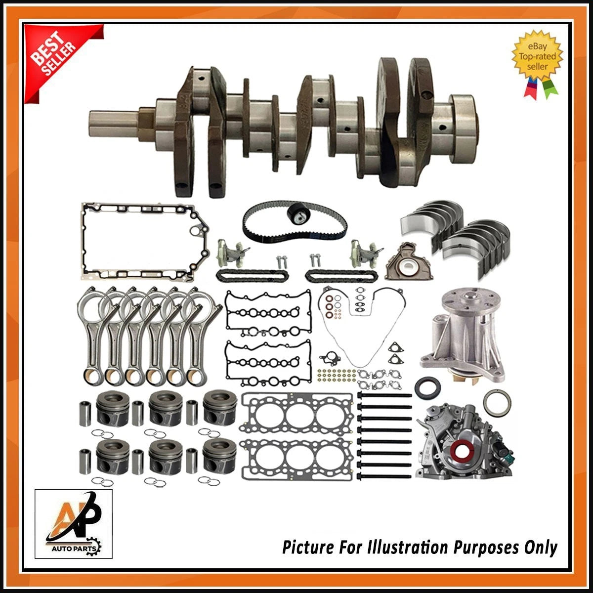 Engine Rebuild Kit Replacement Crankshaft for Jaguar 3.0D (2005–2015)