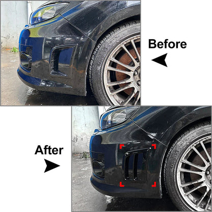 Front Bumper Side Air Vent Cover Trim for Subaru Impreza WRX STI (2008-2014)