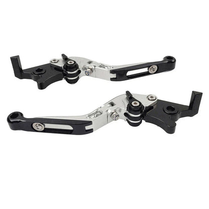 CNC Silver Extendable Brake Clutch Levers for Yamaha XMAX 125/250/300/400 (15-22)