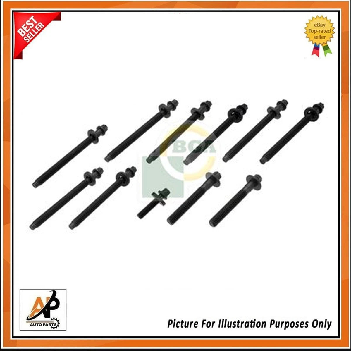 Engine Head Bolt Set Replacement for Peugeot 2008 1.2 HMR (2019–2021)