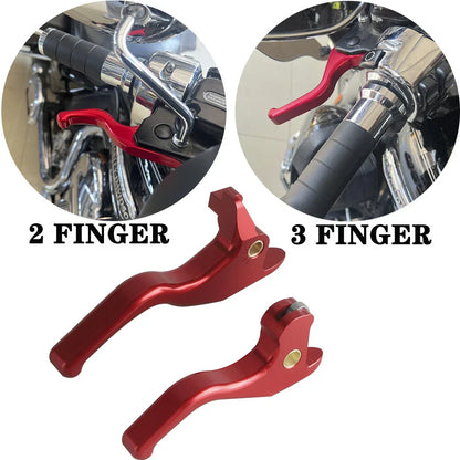 Finger Handlebar Hand Brake Clutch Lever for Harley Softail (2016-2023)