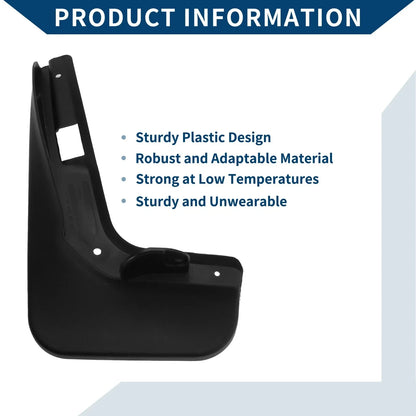 Mud Flaps Splash Guards Set for Mercedes-Benz C Class (2011-2014)
