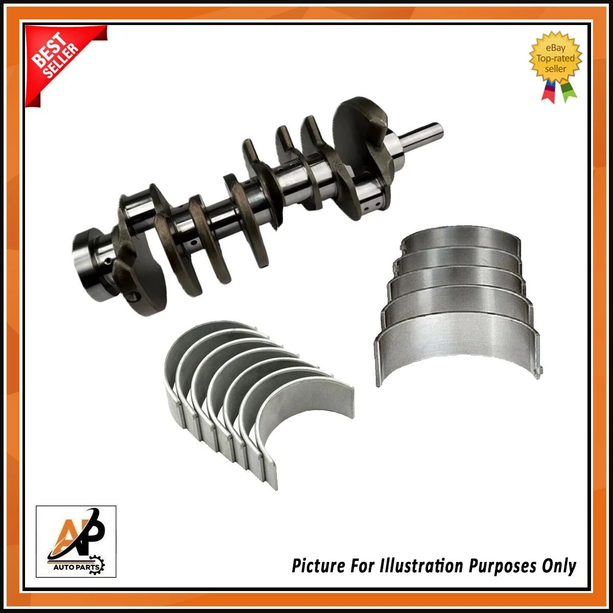 Crankshaft With Bearings Replacement for Land Rover Jaguar 5.0 Petrol (2002–2011)
