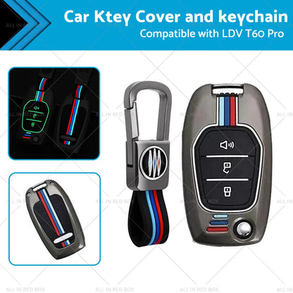 Zinc Alloy Flip Remote Key Fob Case Cover for LDV T60 Pro (2017-2023)