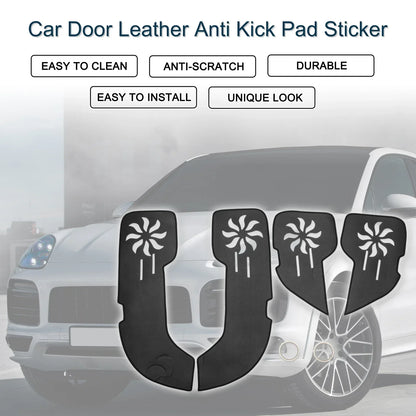 Car Door Leather Anti Kick Pad Sticker for Porsche Cayenne (2010-2015)