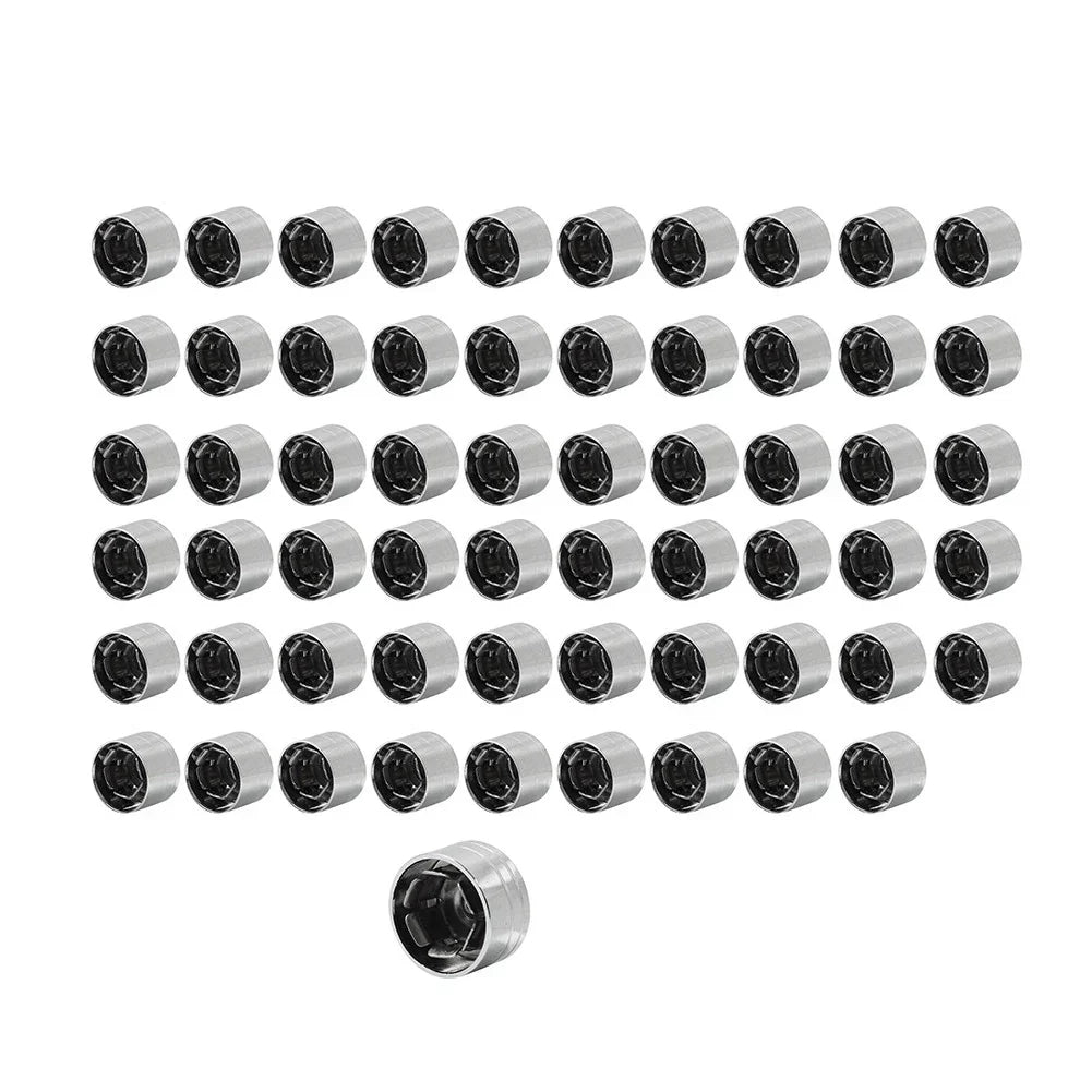 60 x Engine Bolt Caps Cover for Harley Twin Cam Electra Road Glide King Chrome