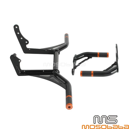 Front & Rear Engine Guard Crash Bar for Harley Softail FXST