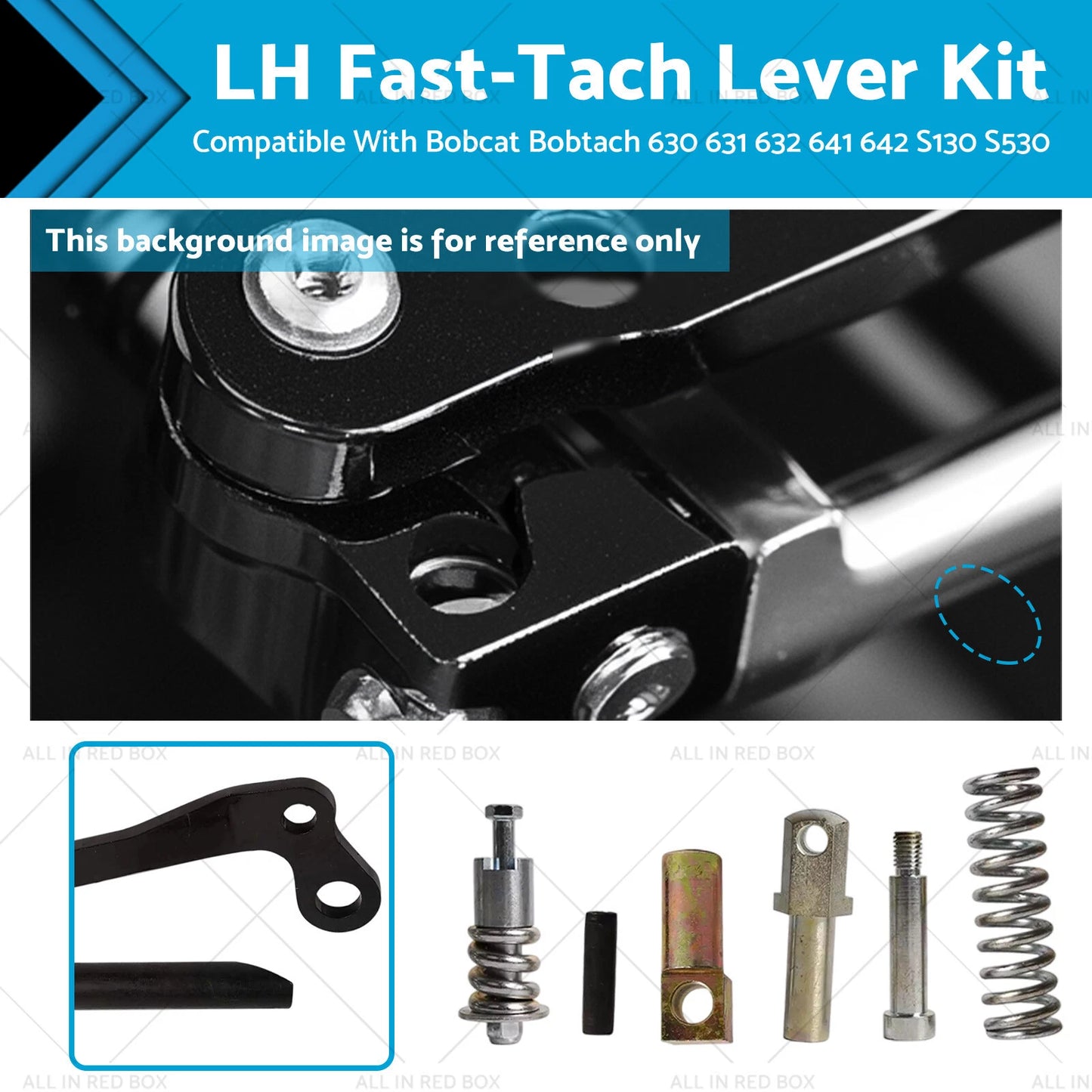 Fast-Tach Lever Kit LHS for Bobcat Bobtach 630 631 632 641 642 S130