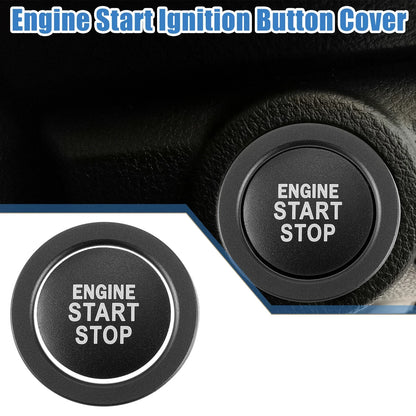 Ignition Button Sticker for Lexus IS ES RX GS NX - Aluminum Black