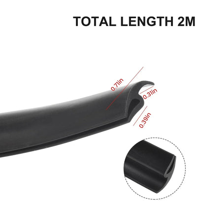 Seal Strips Trim / 2m / Car Front Windshield Weatherstrip Rubber Parts for Car