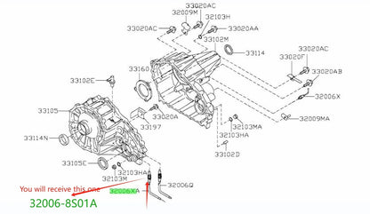 4WD Drive Switch Transfer Neutral Position Sensor for Nissan Navara D40 (2005-2015)