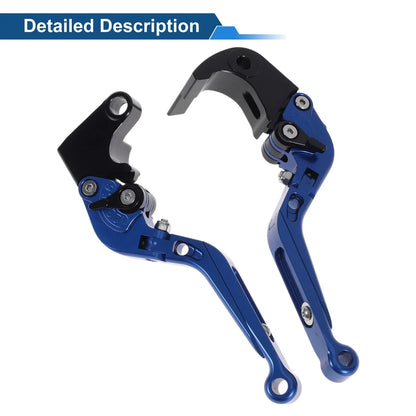 Adjustable Brake Clutch Levers for Honda CBR600RR 2007-2016 - Solid Blue