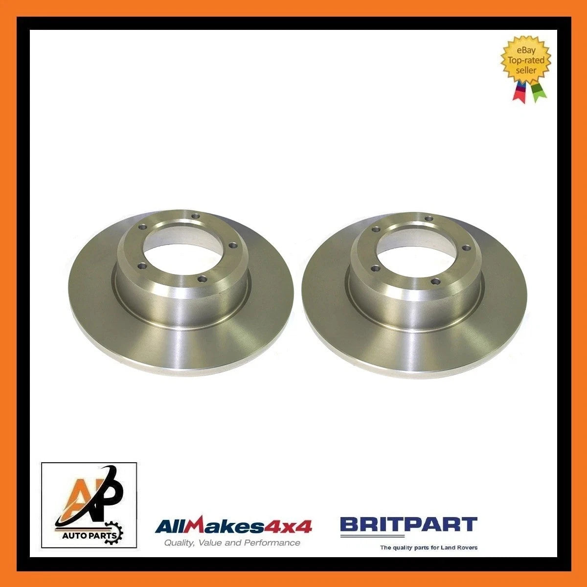 Front Performance Brake Discs Set for Land Rover Defender Discovery (2005–2016)