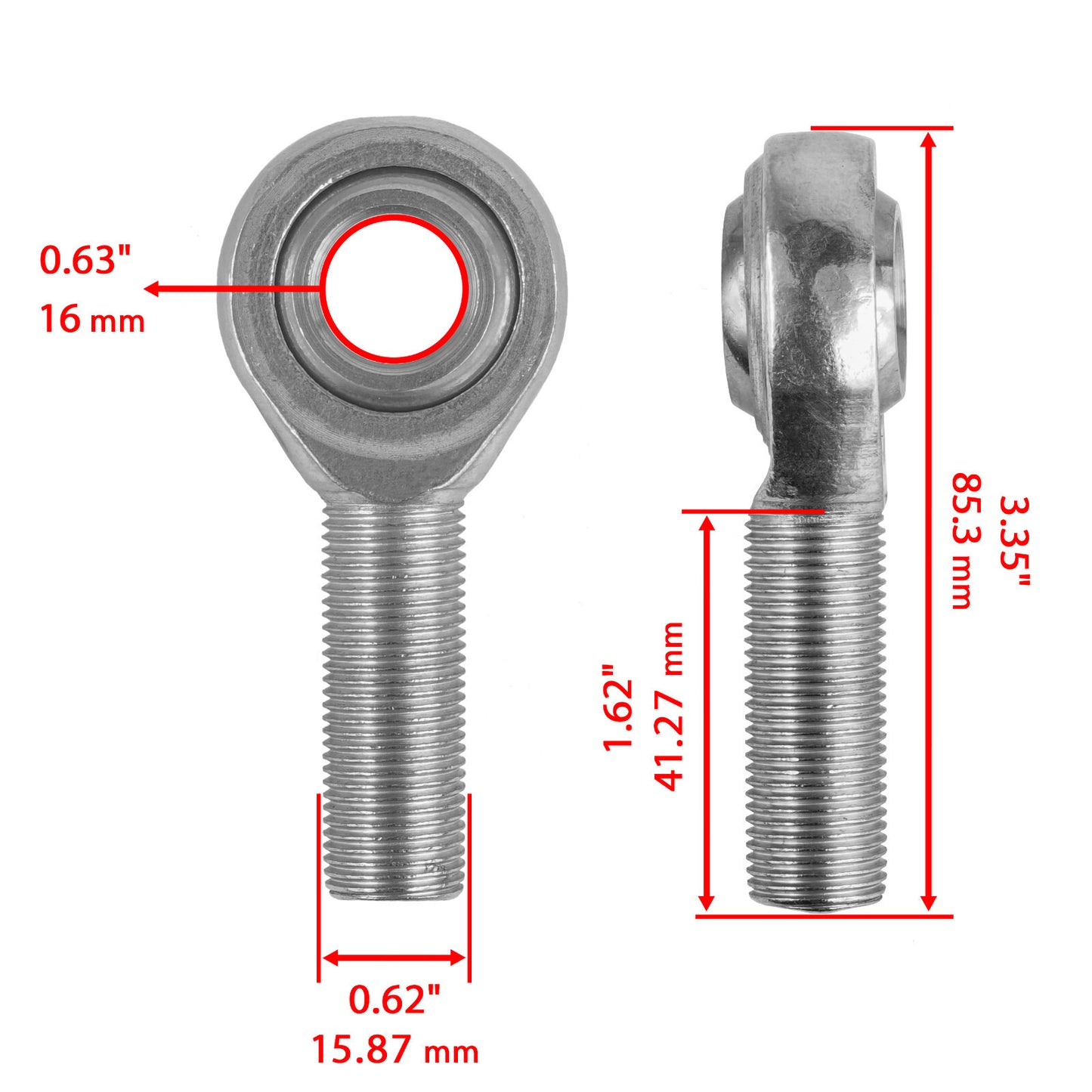 Ball Joint Rod End Replacement for Scag Exmark Toro 48763 (5/8") (—)