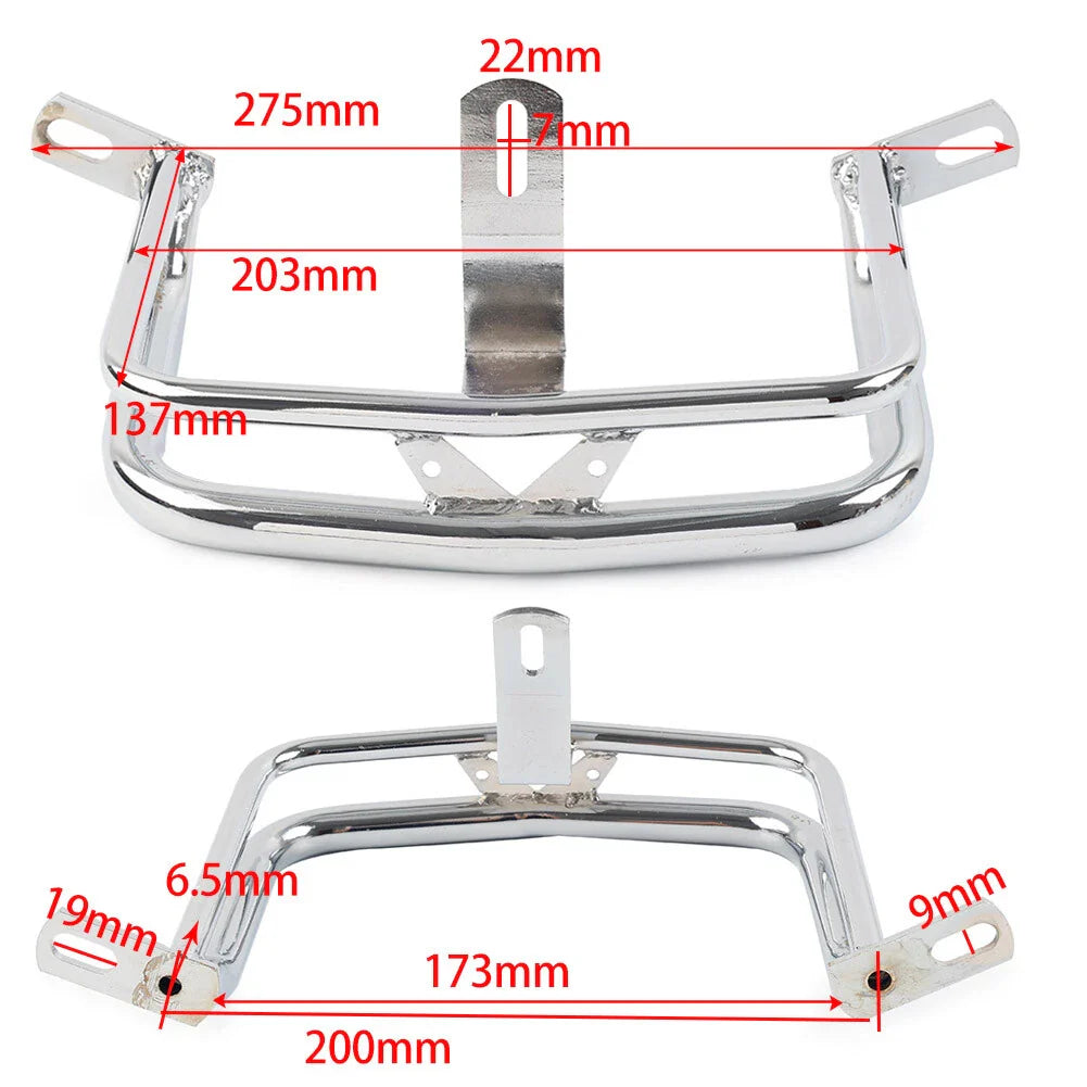 Rear Fender Rail Trim for Harley FLT FLHT FLHR FLHRC (1980-2008)
