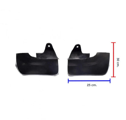 Mud Flaps Rubber Splash Guard Rear Fits Isuzu D-Max 4WD Holden Rodeo Ute 2007-11