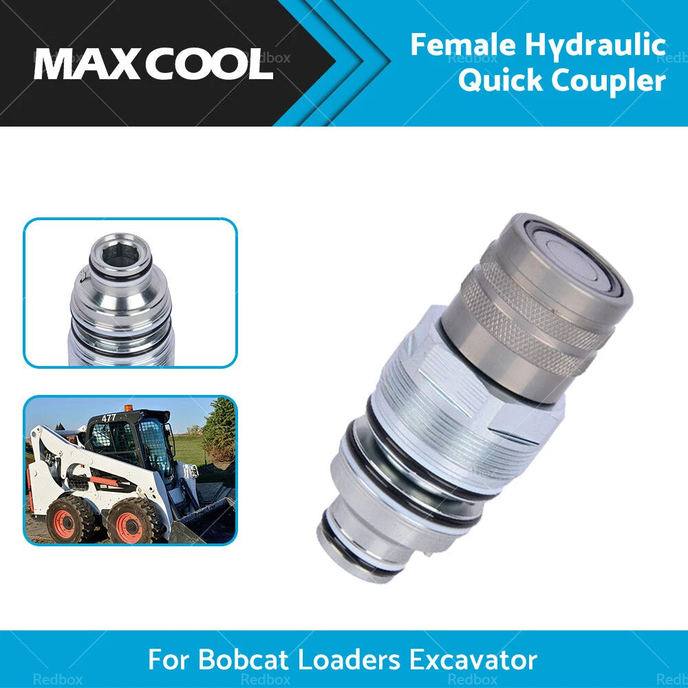 Hydraulic Female Flat Face Quick Coupler 46mm for Bobcat