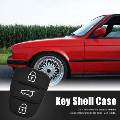 Hyundai 3 Button Key Fob Shell Case Rubber for Replacement ()