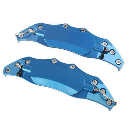 3D Metal Brake Caliper Covers for Universal Car Front & Rear Blue (18+)
