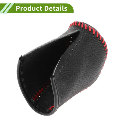 Car Gear Shift Knob Cover for Lexus NX300 2014-2021 - Pebbled Black Red